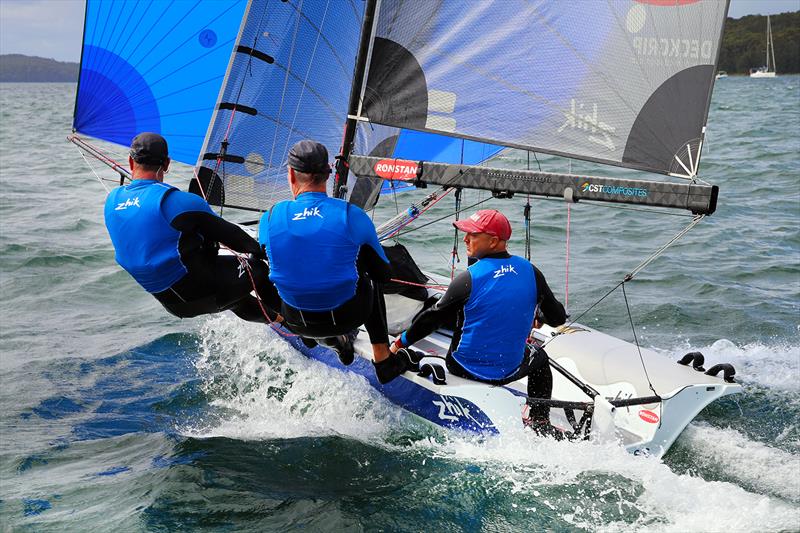 Brydens on day 3 of the Red Pumps 16ft Skiff Australian Championships 2021-22 - photo © Mark Rothfield