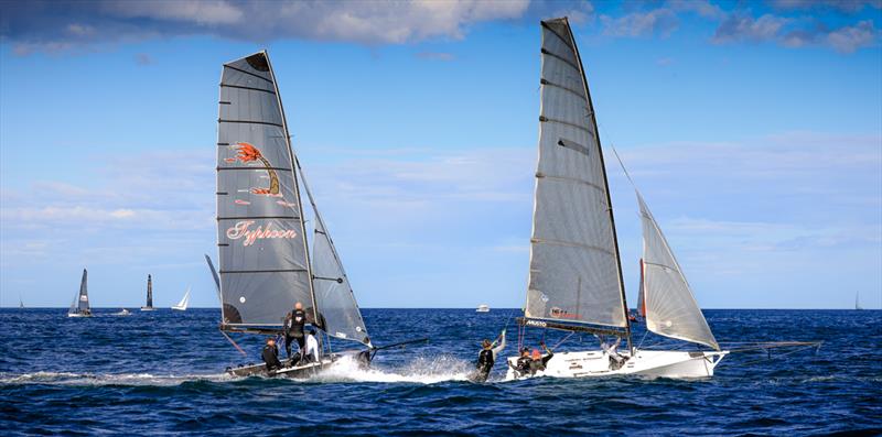 16ft Skiff - Opening Heat of Manly's 2022/23 Club Championship - photo © Michael Chittenden