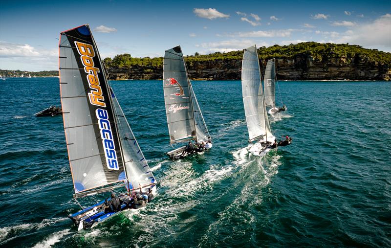 16ft Skiff - Opening Heat of Manly's 2022/23 Club Championship - photo © Michael Chittenden