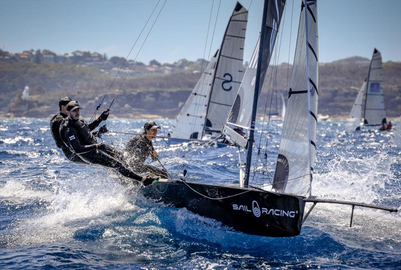 Sail Racing wins heat 2 on day 2 of the 2023 Australian 16ft Championships - photo © SailMedia