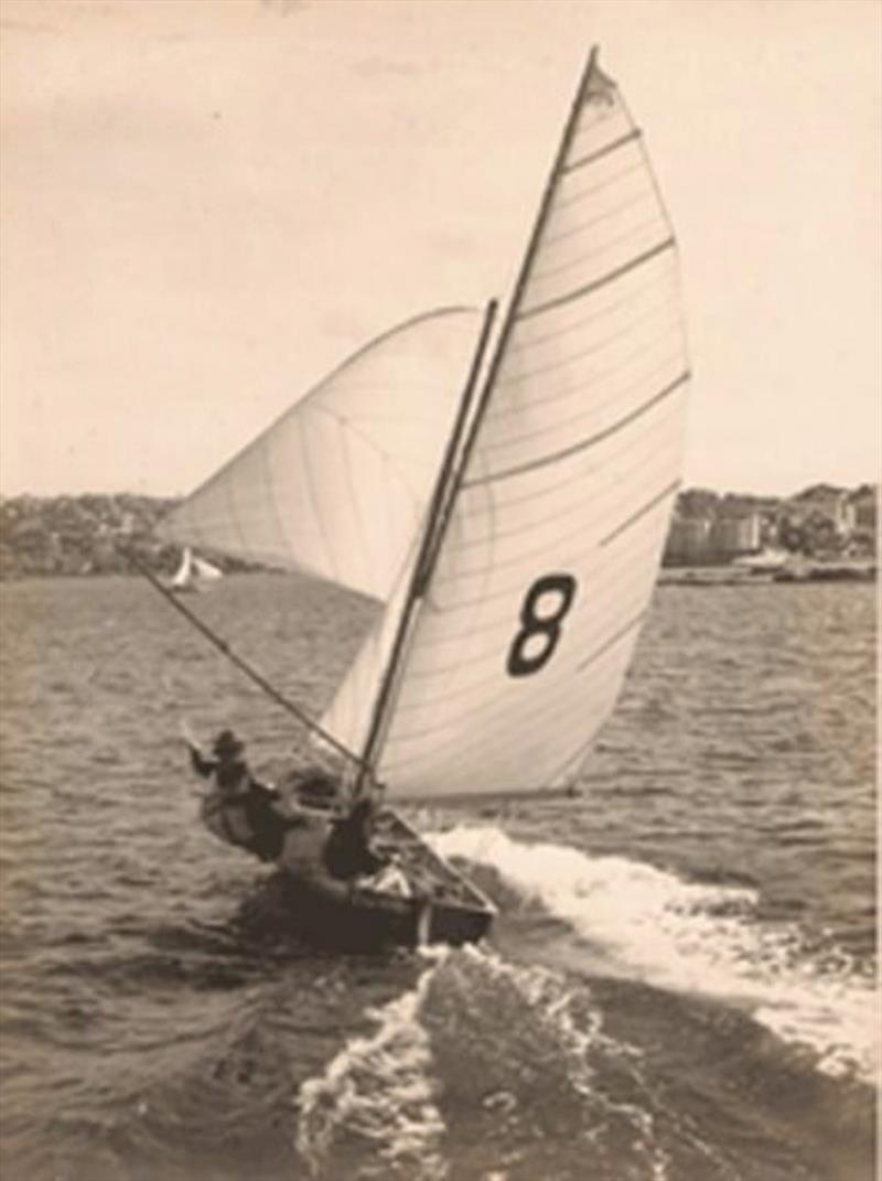 Old Skiff photo copyright Manly Skiff Club taken at Manly 16ft Skiff Sailing Club and featuring the 16ft Skiff class