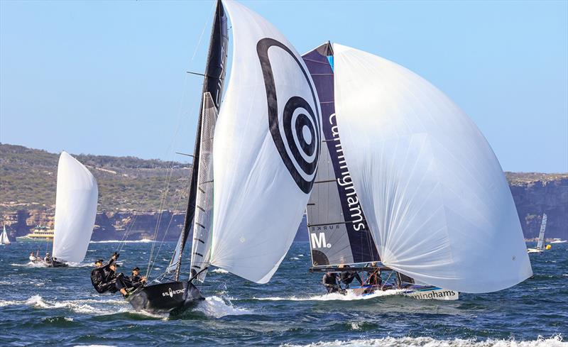 Winner of the Day - Sail Racing - Cunningham 2nd - Manly 16ft Club Championship photo copyright SailMedia taken at Manly 16ft Skiff Sailing Club and featuring the 16ft Skiff class