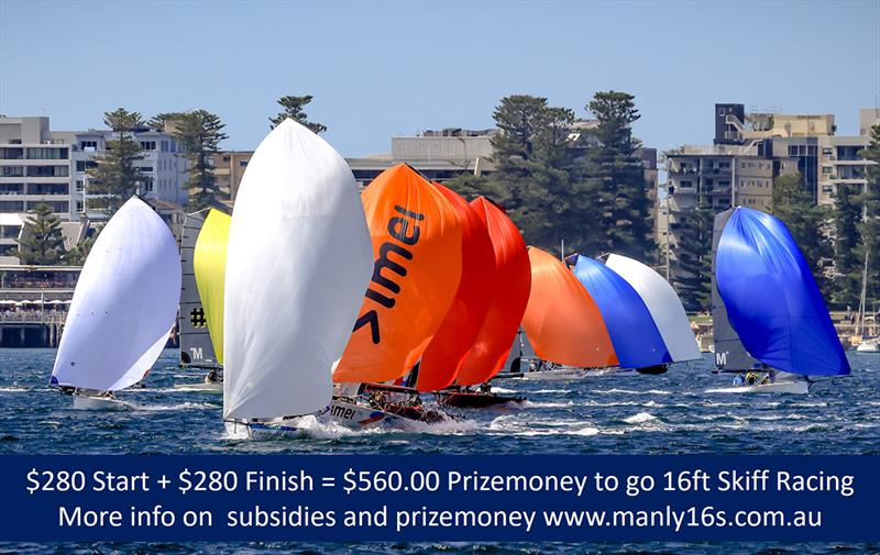 Prizemoney and subsidies to go 13ft & 16ft Skiff Sailing in Sydney