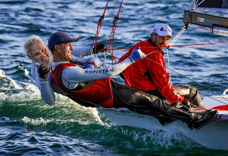 Imagine Signage crew - Nathan Wilmot, Brett Davis and Malcolm Page - photo © Sailmedia