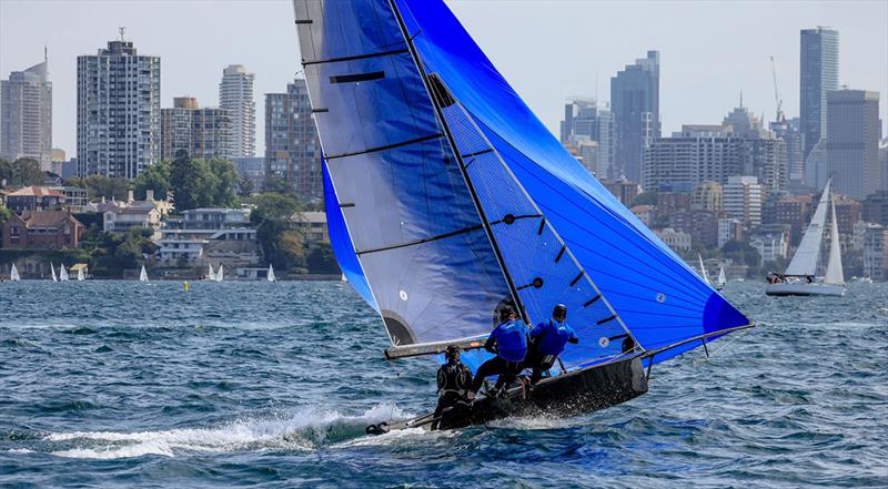 Noakes - Sarah Lee - 2023 Port Jackson 16ft Skiff Championship photo copyright Sail Media taken at Manly 16ft Skiff Sailing Club and featuring the 16ft Skiff class