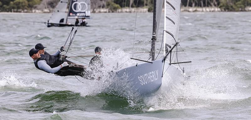 13' & 16' Skiff National Championships Day 1 photo copyright SailMedia taken at St George Sailing Club and featuring the 16ft Skiff class