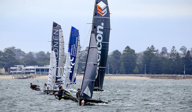 3rd place overall Skelcon - 2023-24 16ft Skiff Australian Championships - photo © SailMedia