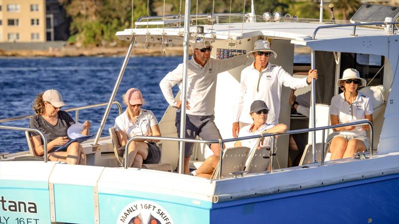 Startboat crew photo copyright SailMedia taken at Manly 16ft Skiff Sailing Club and featuring the 16ft Skiff class