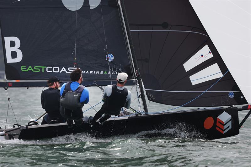 Skelcon 16ft Skiff photo copyright Mark Rothfield / Promocean Media taken at Belmont 16ft Sailing Club and featuring the 16ft Skiff class
