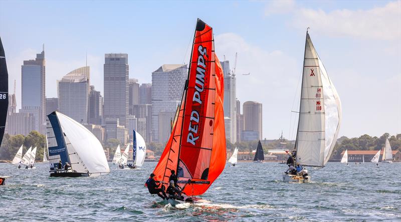 Port Jackson Championships - Red Pumps Red chasing down the harbour - photo © Michael Chittenden SailMedia