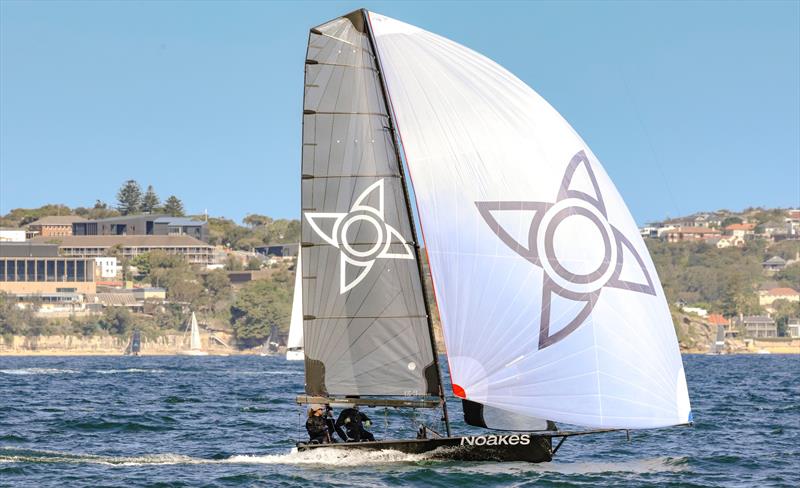 Amy Mulkearns, James Slee and Joss Dal Vera on Noakes during the Port Jackson Championship - photo © Michael Chittenden SailMedia