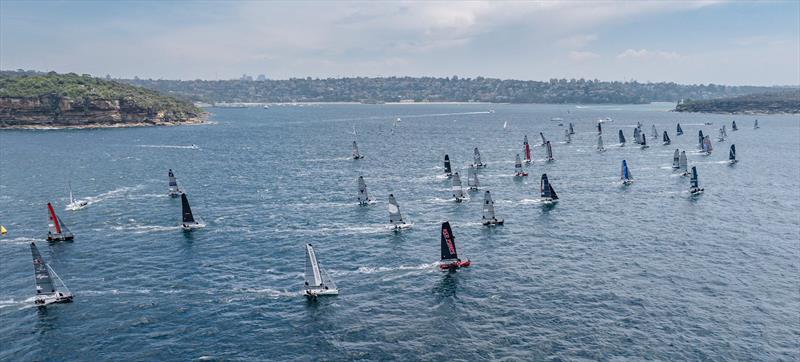 16ft & 13ft Skiff NSW State Titles 2025 photo copyright SailMedia | Michael Chittenden taken at Middle Harbour 16ft Sailing Club and featuring the 16ft Skiff class