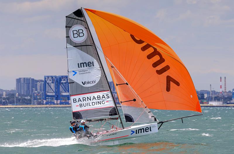 NSW 16'Skiff & 13'Skiff 2025 States photo copyright SailMedia | Michael Chittenden taken at St George Sailing Club and featuring the 16ft Skiff class