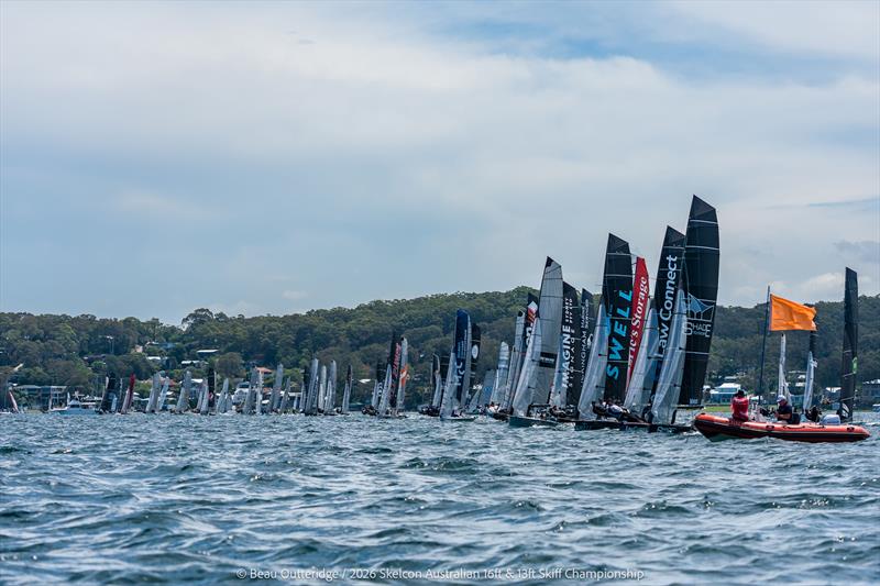 Skelcon Australian 16ft & 13ft Skiff Championship Day 1 - photo © Beau Outteridge