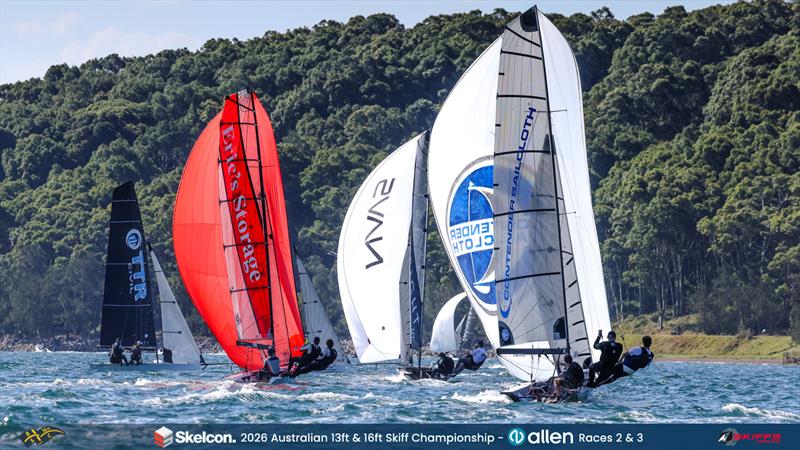 Skelcon Australian 16ft & 13ft Skiff Championship Day 2 - photo © Michael Chittenden