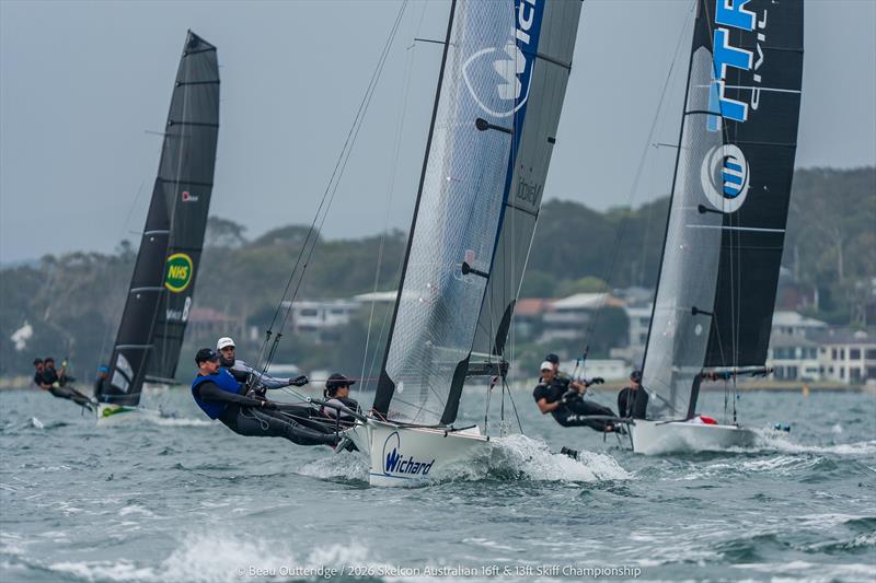2026 Skelcon Australian 16ft & 13ft Skiff Championships  photo copyright Beau Outteridge taken at  and featuring the 16ft Skiff class