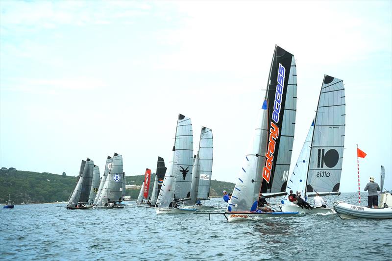 2026 Old Buffers Day photo copyright Timothee Hugnin | Manly 16s taken at Manly 16ft Skiff Sailing Club and featuring the 16ft Skiff class