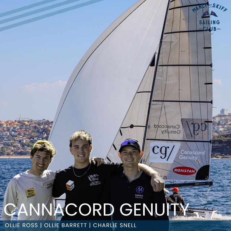 Cannacord Team - photo © Manly 16ft Skiff Sailing Club