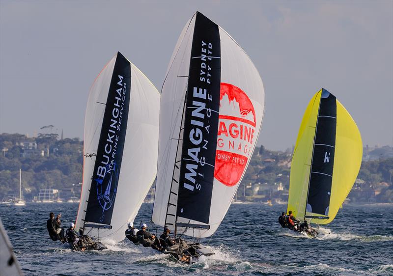 Chasing Pack - Manly16s Club Championships Heats 1 & 2 - photo © SailMedia