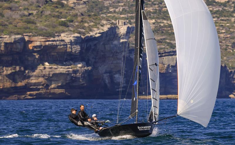 H2 Winners Goro, Tomishima, Gus Williams, Matt Stenta - Manly16s Club Championships Heats 1 & 2 - photo © SailMedia