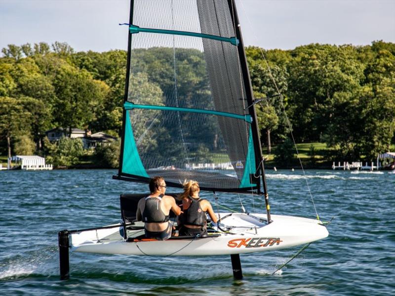 Skeeta and Nikki selected for U.S. SailGP Team's Foiling First photo copyright Melges Performance Sailboats taken at  and featuring the SKEETA class