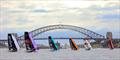 The fleet and the bridge  © Michael Chittenden