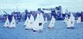 Fleet after the start of a 1970-71 selection race on Sydney Harbour © Archive