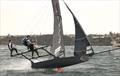 Crew in control - 2025 SIXT Spring 18ft skiff Championship © SailMedia