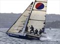 World champion Yandoo with Tash Bryant as skipper - 2025 SIXT Spring 18ft skiff Championship © SailMedia