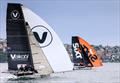 A close battle down the final spinnaker run before victory for Sixt - 18ft Skiff SIXT Spring Championship Race 3