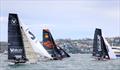 Tight for third place early in the race - 18ft Skiff SIXT Spring Championship Race 3