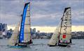 Sothebys Ballard Properties and Lazarus Capital Partners were mid fleet throughout the race - 18ft Skiff SIXT Spring Championship Race 3