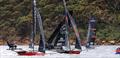 Race for third place at the first weather mark - 18ft Skiff SIXT Spring Championship Race 3