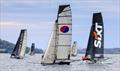 Leaders head to the first set of weather marks - 18ft Skiff SIXT Spring Championship Race 3