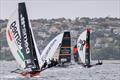 18ft Skiff NSW Championship - Spinnaker run on Day 2 &copy; SailMedia