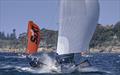 GC Sails leads Sixt down the run before capsizing in Race 1 - Balmain Cup