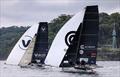 JJ Giltinan 18ft Skiff World Championship 2026 Invitation Race - Vaikobi and Brisbane's GC Sails battle for fifth place