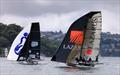 JJ Giltinan 18ft Skiff World Championship 2026 Invitation Race - Queensland's Big Foot Bags and Covers and Lazarus Capital Partners on the run to Robertson Point