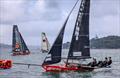 JJ Giltinan 18ft Skiff World Championship 2026 Invitation Race - Smeg leads at the Rose Bay mark