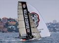 JJ Giltinan 18ft Skiff World Championship 2026 Race 1 - Killer Coffee Co was prominent in the first half of the race