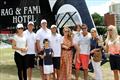 The Calligeros family christen a new Rag and Famish Hotel skiff in December 2013 &copy; Frank Quealey