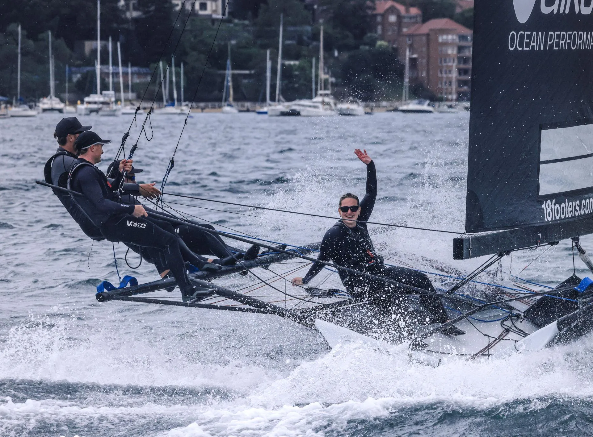 18ft Skiff Queen of the Waves and Club Championship Race 13
