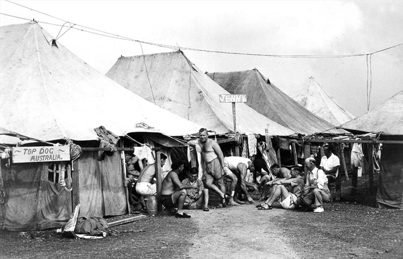 The camp at Suva when Fiji hosted the 1952 JJ Giltianan 18 Footer Championship photo copyright 18ft Skiff Class taken at Royal Suva Yacht Club and featuring the 18ft Skiff class