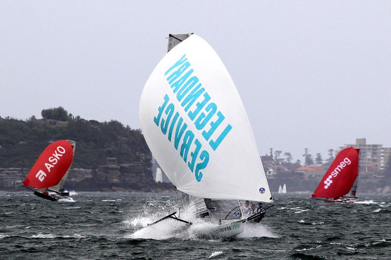 18ft Skiff Syd. Barnett Jr. Memorial Trophy photo copyright Frank Quealey taken at Sydney Flying Squadron and featuring the 18ft Skiff class
