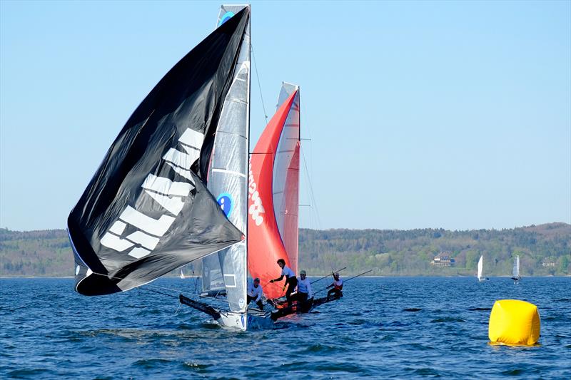 18ft Skiff European Grand Prix Round 1 at Ammersee photo copyright Frank Reger / DSC taken at  and featuring the 18ft Skiff class