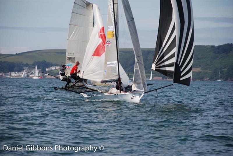 18ft Skiff UK Nationals at Plymouth day 3 photo copyright Daniel Gibbons taken at Mount Batten Centre for Watersports and featuring the 18ft Skiff class