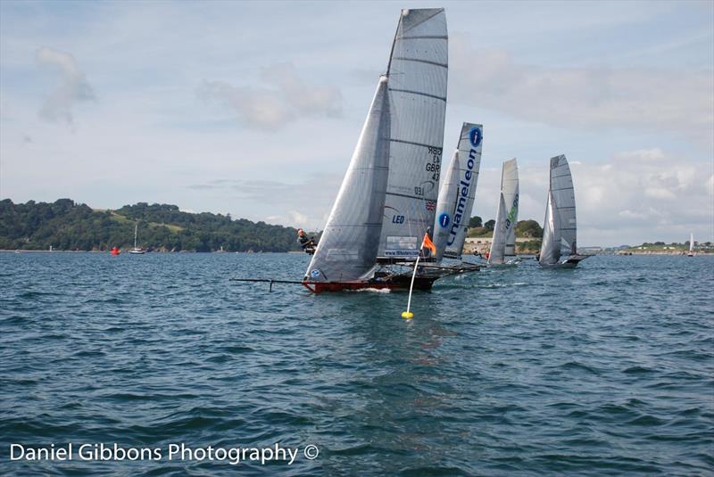 18ft Skiff UK Nationals at Plymouth day 3 photo copyright Daniel Gibbons taken at Mount Batten Centre for Watersports and featuring the 18ft Skiff class