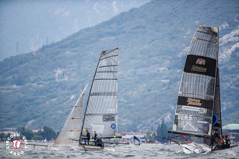 18ft Skiff World Championship for the Mark Foy Trophy on Lake Garda photo copyright Circolo Vela Arco / Jacapo Salvi taken at Circolo Vela Arco and featuring the 18ft Skiff class