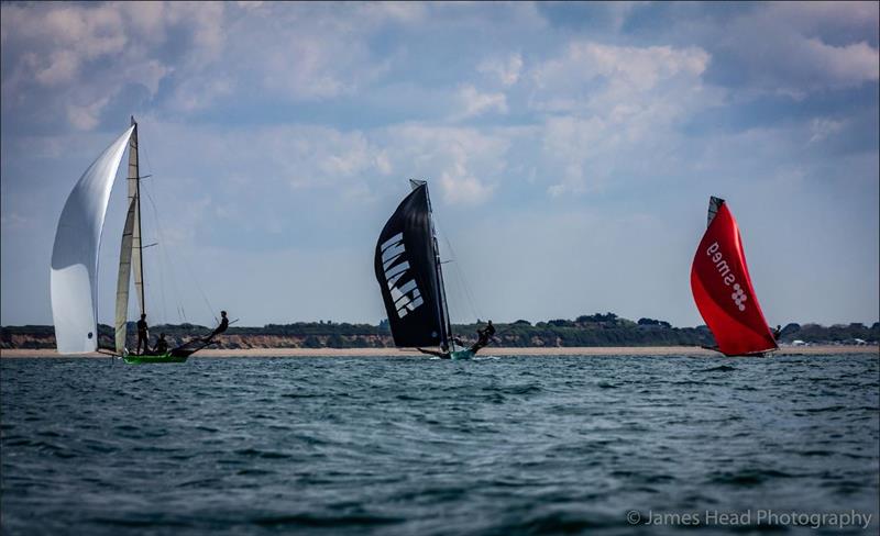 Allspars 18ft Skiff Solent Grand Prix Series Round 3 photo copyright James Head Photography taken at  and featuring the 18ft Skiff class