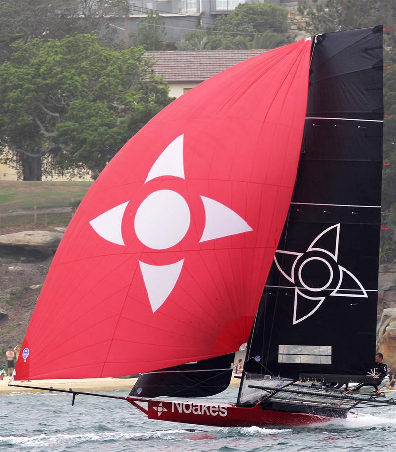 Sean Langman's Noakesailing holds fifth place in the series after day 2 of the 18ft Skiff Australian Championship photo copyright Frank Quealey taken at Australian 18 Footers League and featuring the 18ft Skiff class